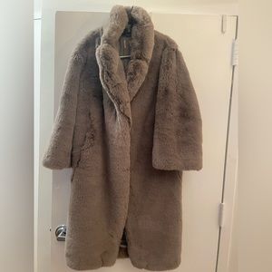 H&M Faux Fur Teddy Coat